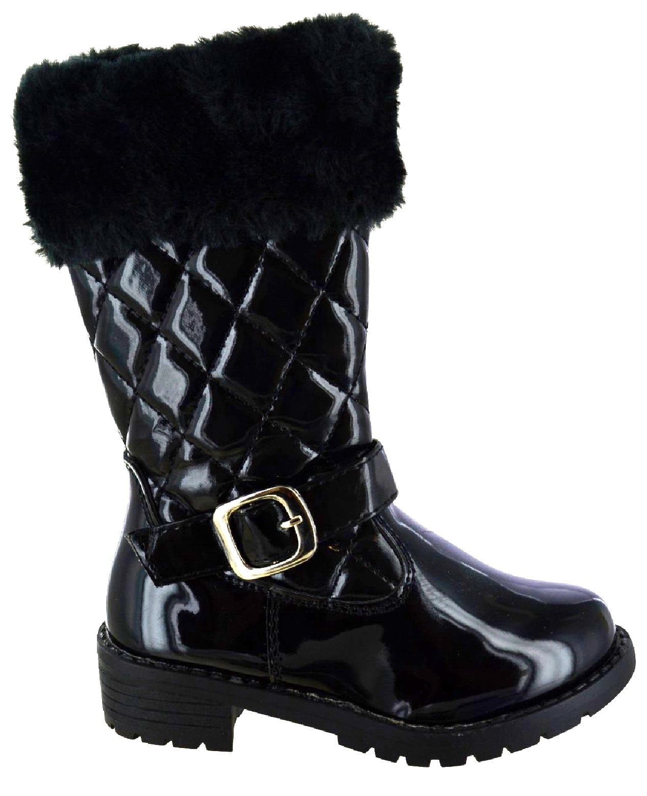 quilted flat boots